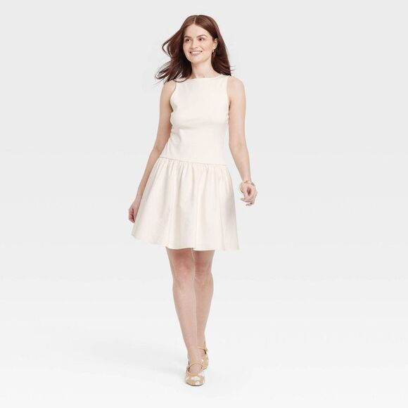 a new day Cream Strapless Dress - Picture 1 of 3
